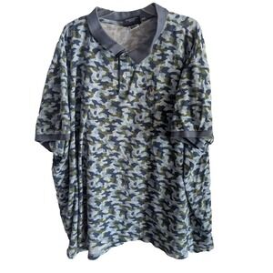 Psycho Bunny Mens Pima Cotton Polo Shirt Size 5XL Classic Short‎ Sleeve Golf